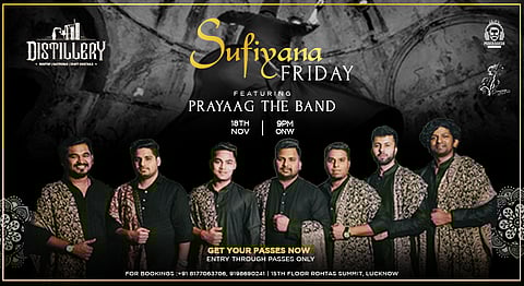 Distillery is hosting a Shaam-e-Awadh like no other with musical maestros PRAYAAG in Lucknow
