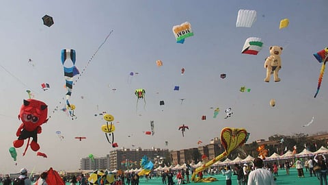Localites in Ahmedabad prepare to light up the sky with colourful kites, this Uttarayan