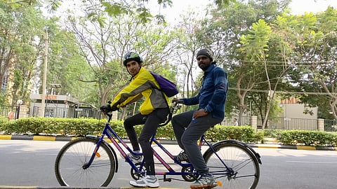 Cycle your way around the Indore Zoo with the newly installed tandem cycles