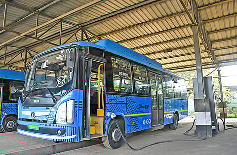 Pushing back on pollution: Indore e-buses get new charging station