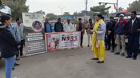 "Ab No thu-thu" anti-spitting campaign kicks off in Indore