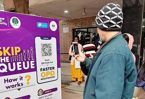 Did you know that OPD registrations in government hospitals can be done by scanning QR codes?