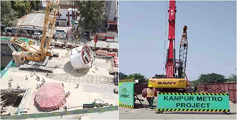 Knocksense Shorts | TBM proceeds for tunnelling on Kanpur Metro's Bada Chauraha-Nayaganj stretch