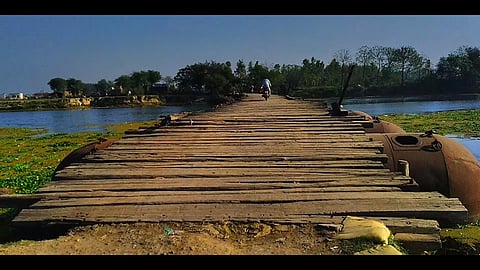 Peepe Wala Pul of Lucknow: Once serene, now dilapidated, the pontoon bridge implores repair