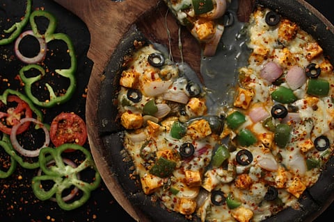 Cheesy, fresh, quirky: We tried the unique Black Cheese Pizza at THIS eatery in Mumbai!