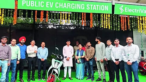 Madhya Pradesh's first public solar EV charging station now open in Indore