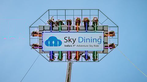 Sky is no longer the limit! Embark on an adventure like never before with Sky Dining in Lucknow