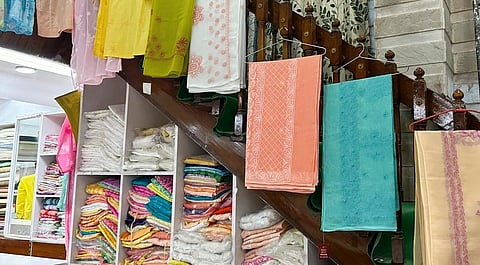 Ethnic designs in diverse hues: Explore handcrafted clothing at UP Handlooms in Hazratganj