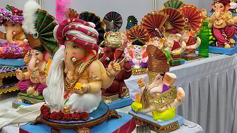 In Pics| Take a peek at the Eco-friendly Ganesha Idols made from clay at this Ahmedabad Fair