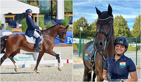 Indore's pride, Sudipti Hajela in the gold-winning Dressage squad at the Asia Games 2023