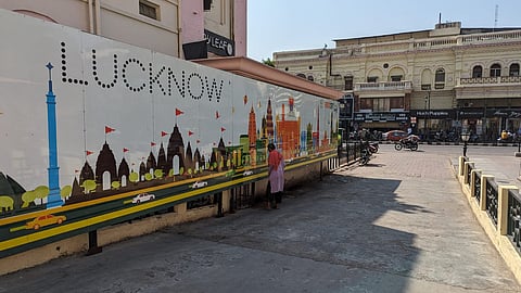 Hazratganj's open toilet: When will it close for the public?