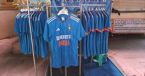 Snag official Indian team jerseys, branded by Adidas from THIS kiosk in Hazratganj