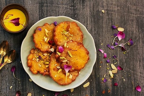 This Holi try Malpua with orange sauce recipe from Sandhya’s kitchen