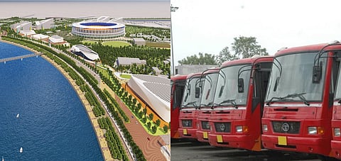 Ahmedabad News Roundup | Progress on sports enclave, extended AMTS bus rentals for schools & more