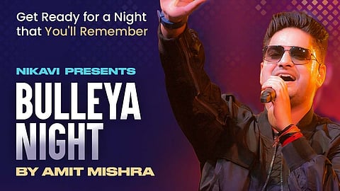 People, mark your calendars for 'Bulleya Night with Amit Mishra' on Dec 23rd!