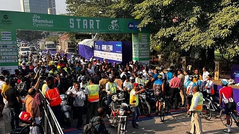 Knocksense Shorts | Traffic to remain diverted in Mumbai areas on Dec 17 for Jio Cyclothon