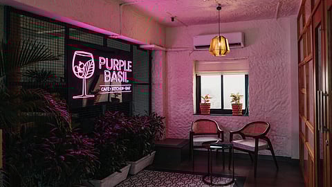 Behold Purple Basil — Lucknow's newest rooftop cafe where world cuisines meet a serene retreat!