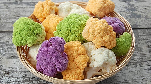 Vibrant cauliflower varieties, coming in yellow, green & purple shades, to soon be cultivated in UP