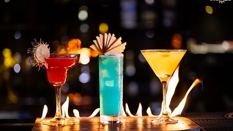 Up for a crazy party? Hit Kanpur's Hangover Bar and Lounge for a fiery feast with funky cocktails!