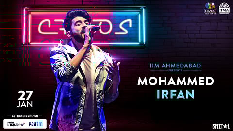 Mohammed Irfan set to mesmerise at IIM Ahmedabad's Chaos 2024