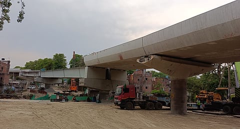 Kanpur Metro Update | UPMRC completes girder installation for metro ramp near Brijendra Swaroop Park