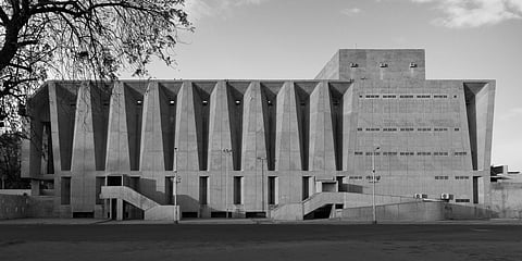 Tagore Hall stands tall as Ahmedabad's beacon of architectural brilliance and artistic fervor!
