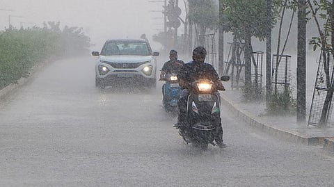 Ahmedabad weather update: Strong winds and heavy rainfall hit city