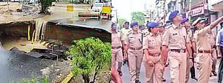Ahmedabad News| Severe waterlogging and sinkholes, security review for upcoming Rath Yatra & more