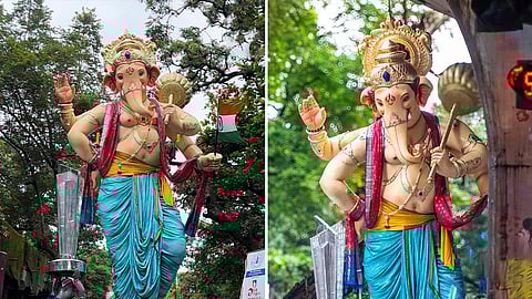 Viral in Mumbai | Lord Ganesha’s idol celebrates India’s T20 World Cup victory