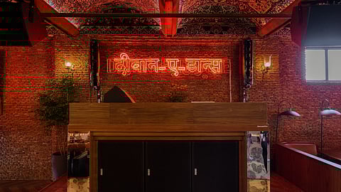 DJ area of Hazratganj Social, Lucknow