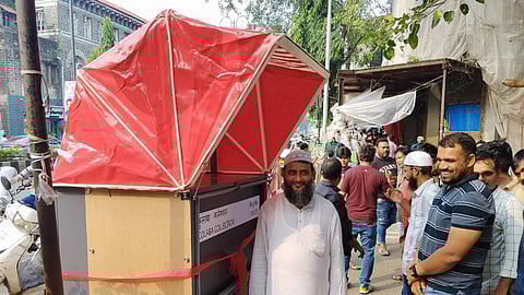 New hawking stall set up at Colaba Causeway; 187 more expected under beautification drive