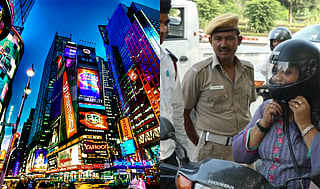 Ahmedabad News| NY's Times Square-inspired city building; helmet distribution drive & more