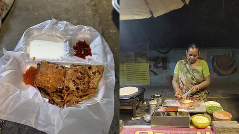 Head over to THIS famous aunty's stall on IIM Road, for piping hot Aloo Cheese Parathas!