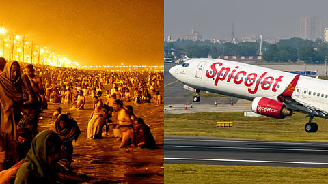 New daily direct SpiceJet flights from Ahmedabad to Prayagraj for Mahakumbh Mela attendees