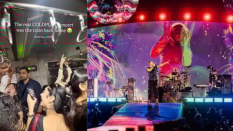 Mumbai Local turns into mini concert hall after Coldplay's DY Patil Stadium show | Watch Here