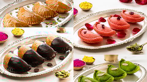 Lucknow, it's time for treats! Celebrate Holi with THF’s Thandai, Choco, Rose, and Baklava gujiyas