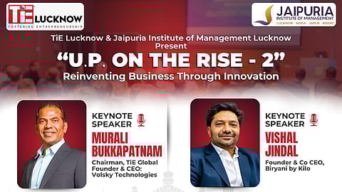 Murali Bukkapatnam & Vishal Jindal to take the stage at 'U.P. on the Rise 2' in Lucknow, on March 22