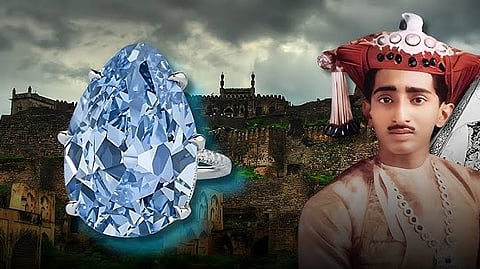 Once owned by Indore's Maharaja Yashwant Rao Holkar, rare Golconda Blue diamond pulled from auction