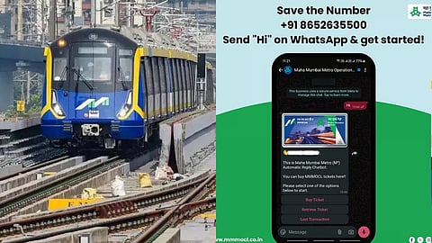 Mumbai Metro sets national record! 51,991 metro tickets booked via WhatsApp in a day