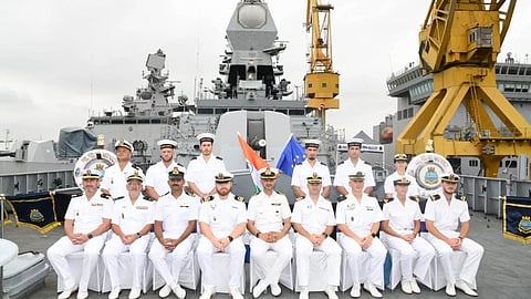 EU warships in Mumbai