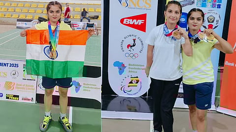 Lucknow’s Swati & Kanak win 5 medals at Uganda Para-Badminton Tournament 2025