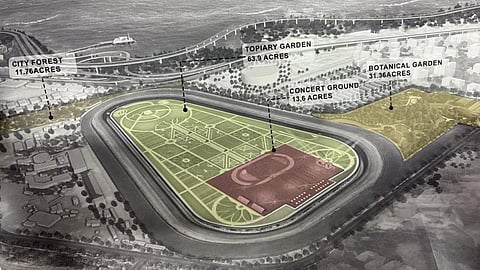 Underground sports complex at Mahalaxmi Racecourse