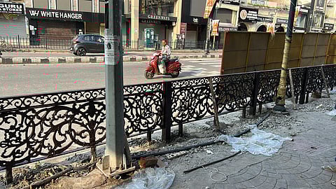 Renovation kicks off in Hazratganj, festive joys clouded by worries for some