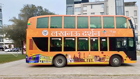 Lucknow Darshan Double-Decker E-Bus sees low footfall after yesterday’s launch