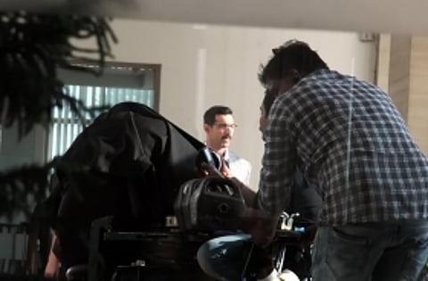 John Abraham in Lucknow, shooting for his next film ‘Batla House’