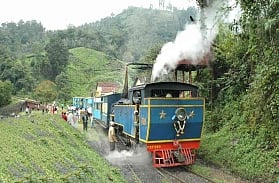 This vintage steam engine train takes you on a scenic ride through Patalpani & Kalakund in Indore