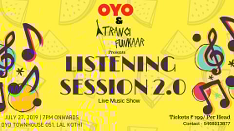 Listening Session 2.0 is coming to Jaipur & here is why you shouldn’t miss it