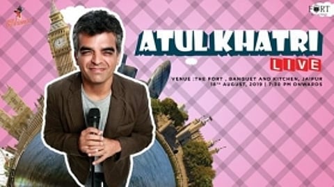Catch one of India’s best quip-masters, Atul Khatri HERE in Jaipur, for a laughter riot