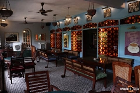 Puff on the newly introduced authentic Arabian sheesha, at Irani Kafe in Lucknow