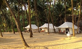 Cola Beach Resort in South Goa is where you can wake up to the sound of waves crashing